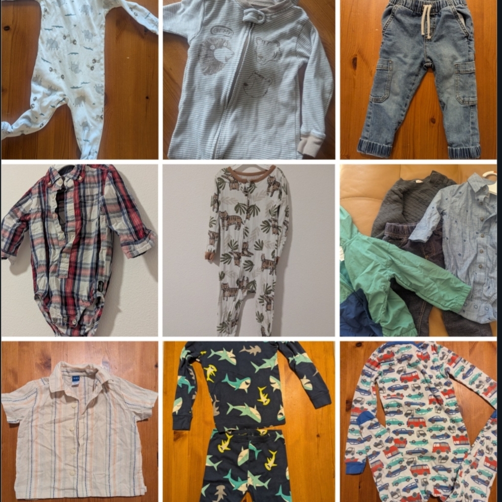 random Lot Toddler Boy Clothing 5 Items!